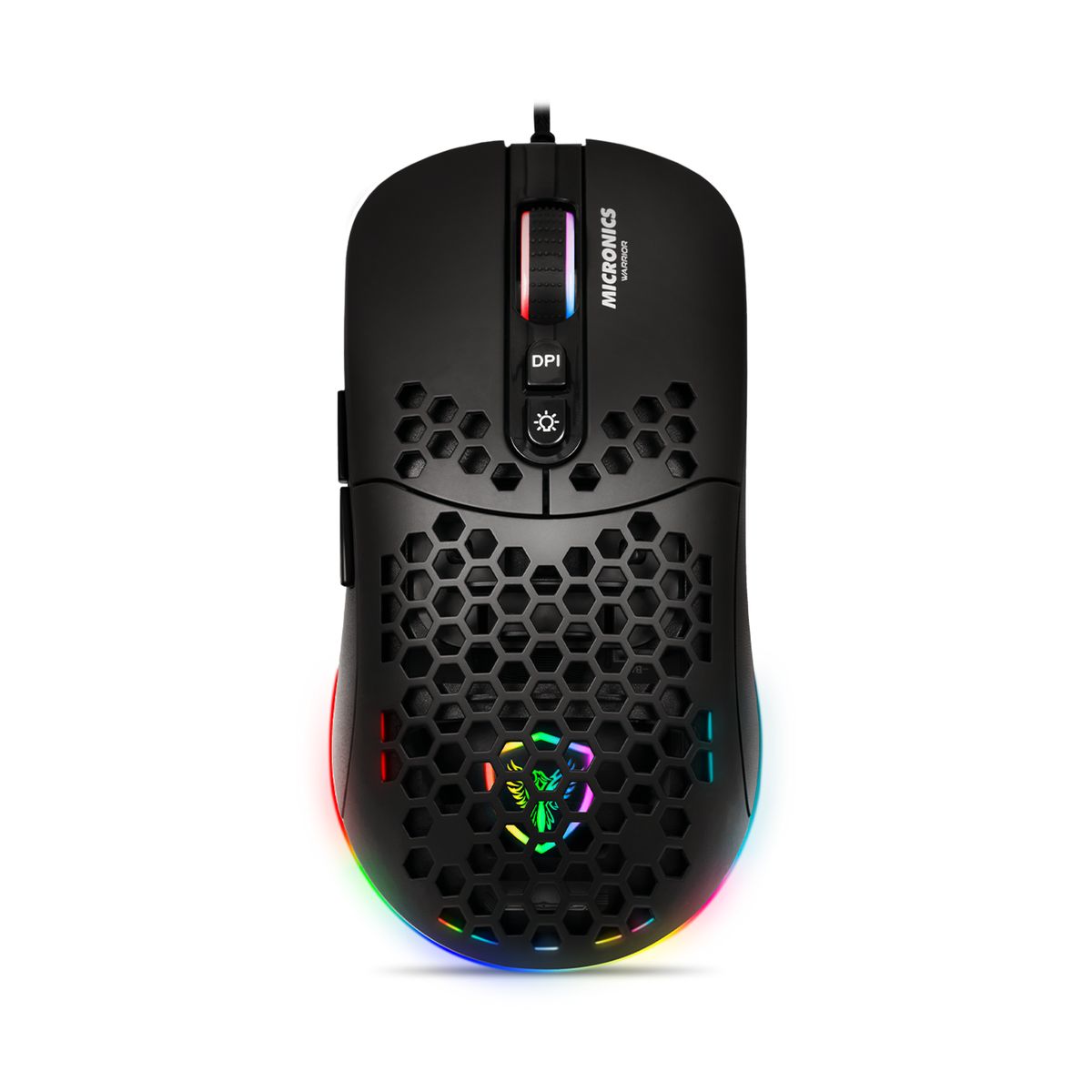 MICRONICS - Mouse Gamer RGB 7B 7200DPI Micronics Warrior MIC GM827