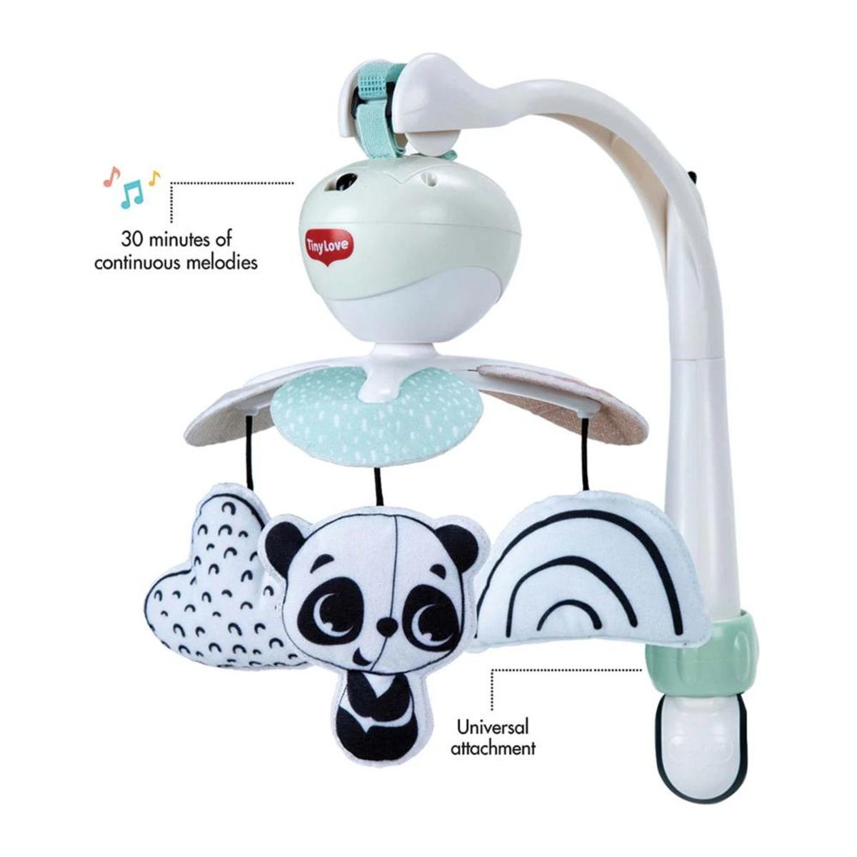 TINY LOVE - Móvil Take Along Black & White Decor