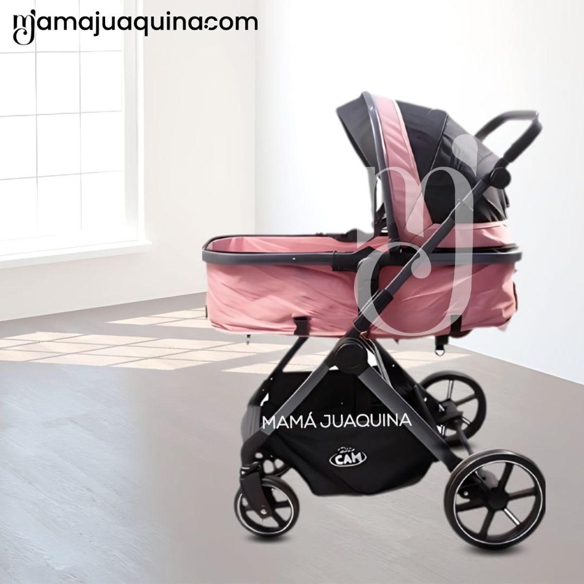 Baby - Coche Moisés Travel System «NEW LONDRES» Pink
