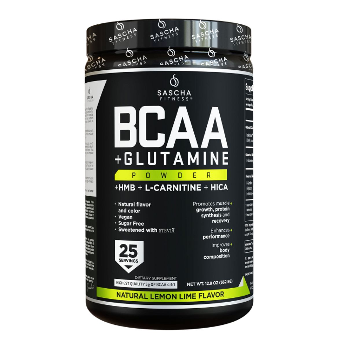 SASCHA FITNESS - Bcaa Glutamina Lima Limon
