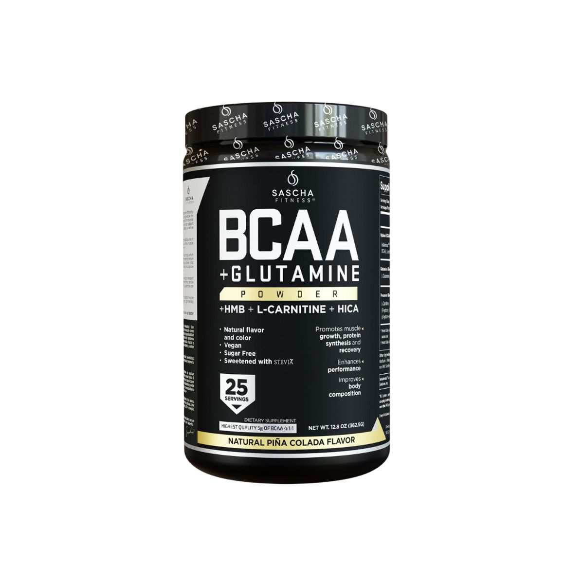 SASCHA FITNESS - Bcaa Glutamina Piña Colada