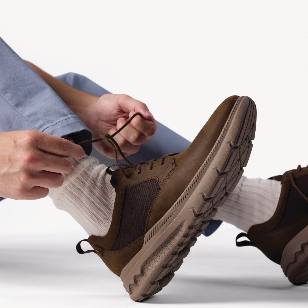 HUSH PUPPIES - Zapato Hush Puppies Hombre Excel Lt Laceup Marron HUSH PUPPIES