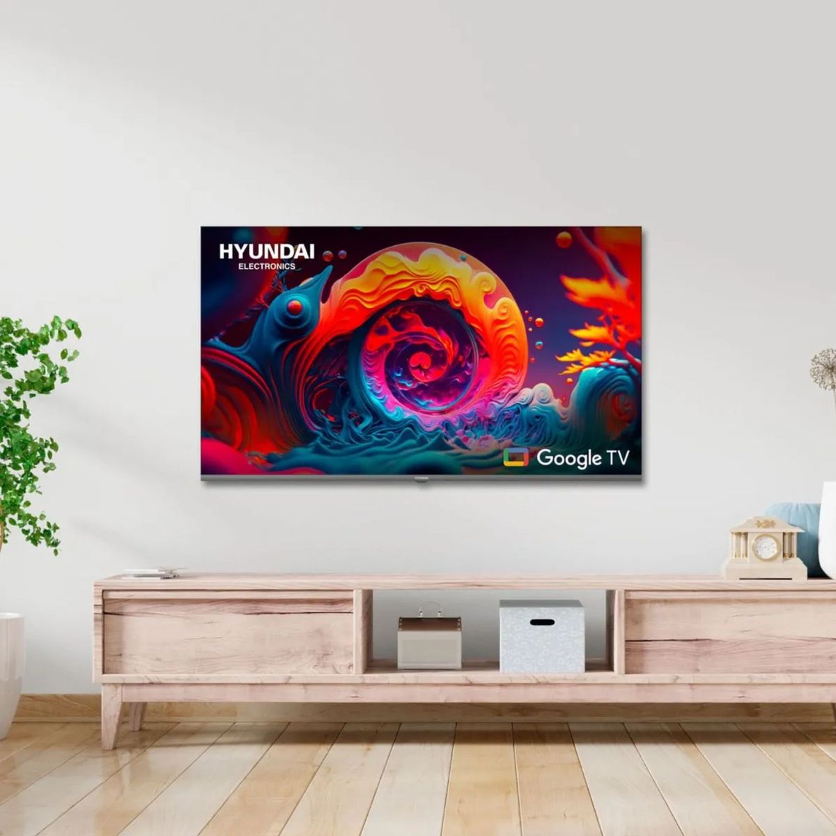 HYUNDAI - TELEVISOR HYUNDAI 50 HYLED5024G 4K UHD GOOGLE TV