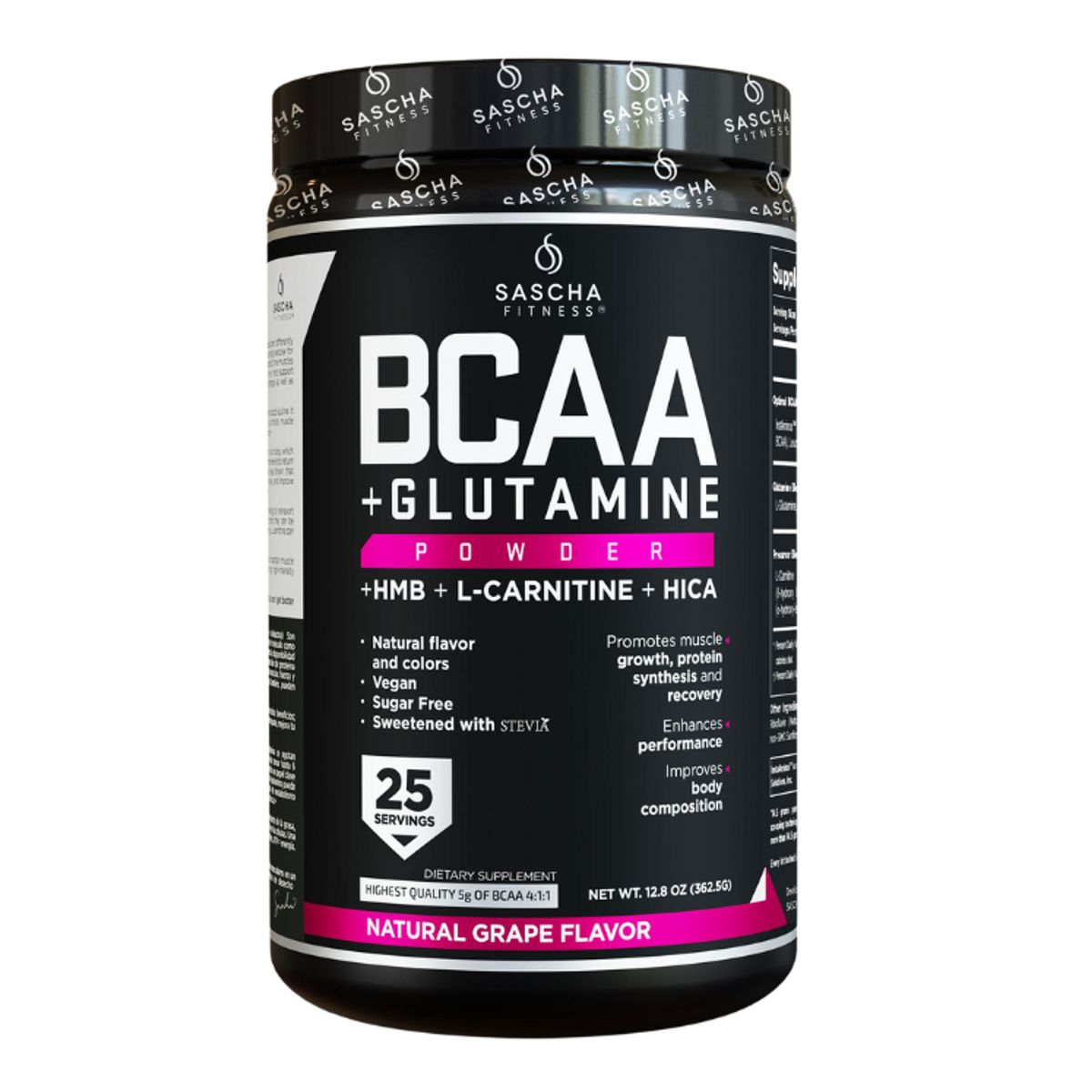 SASCHA FITNESS - Bcaa Glutamina Uva