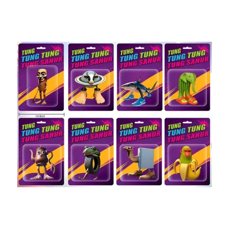 GENERICO - Set 8 Figuras Brainrot Tralalero Tralala Serie 3