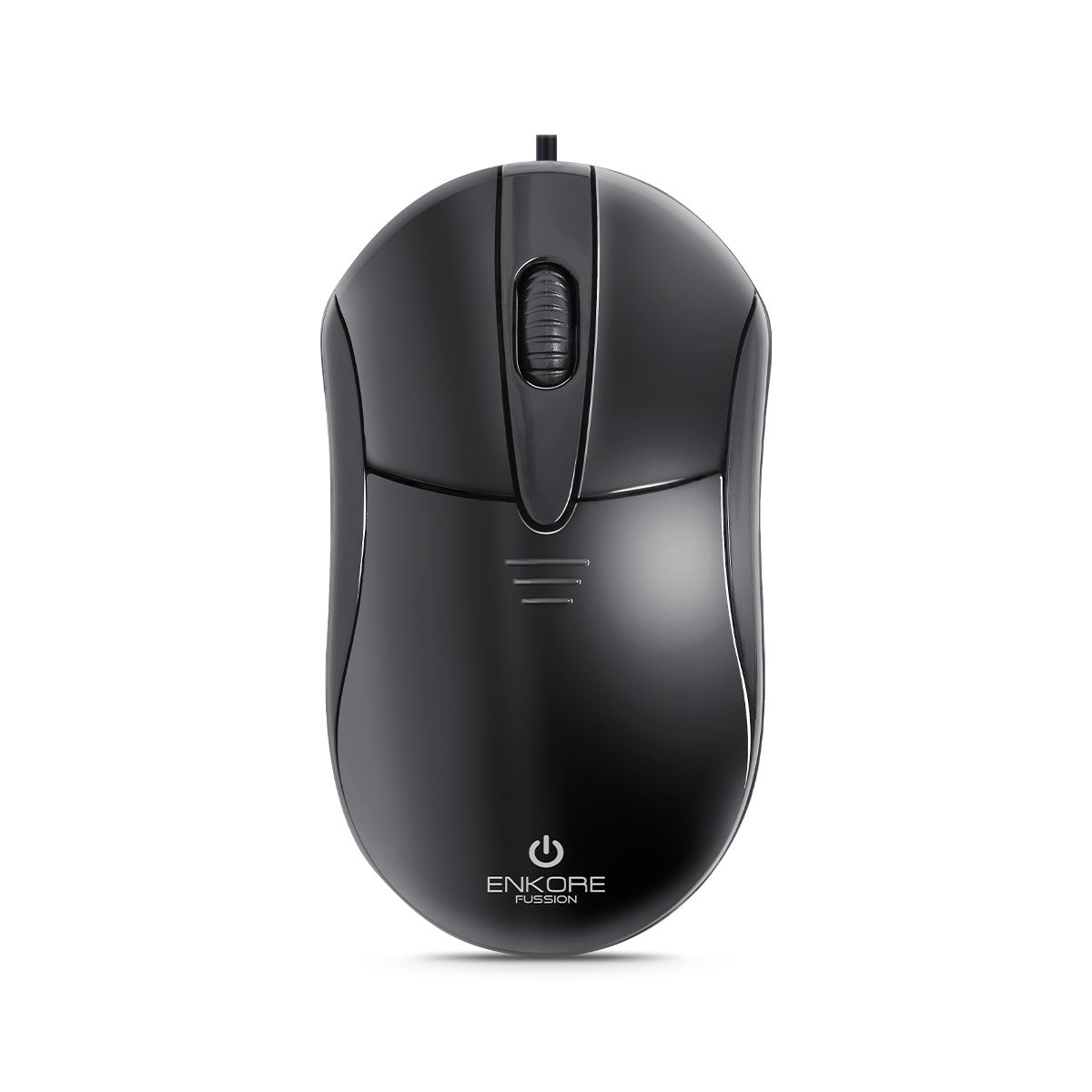 ENKORE - Mouse Oficina Alámbrico 1000DPI Negro Enkore Fussion EKM 113