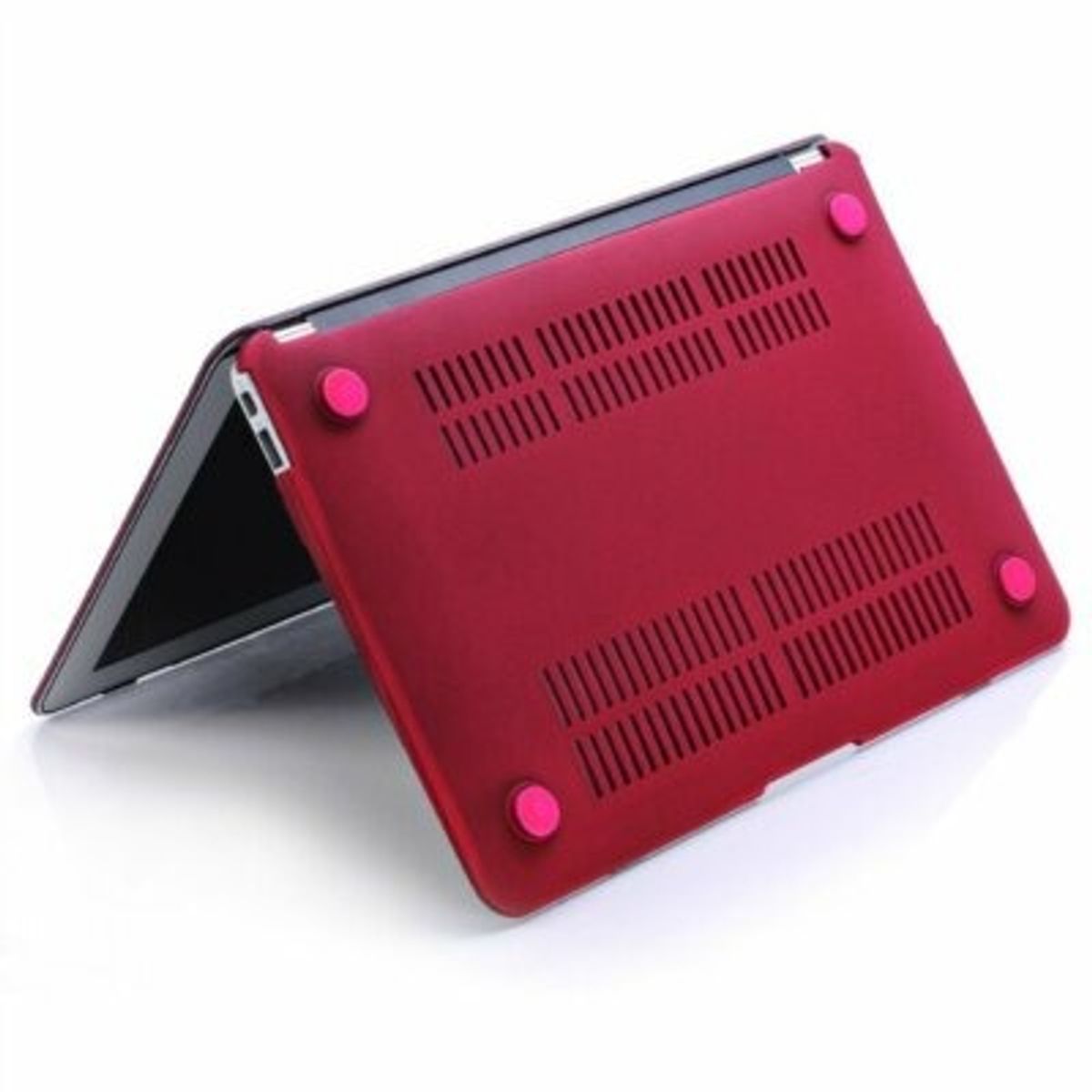 GENERICO - Carcasa Rígida Rojo Vino Mate para MacBook Pro Air13 a1706