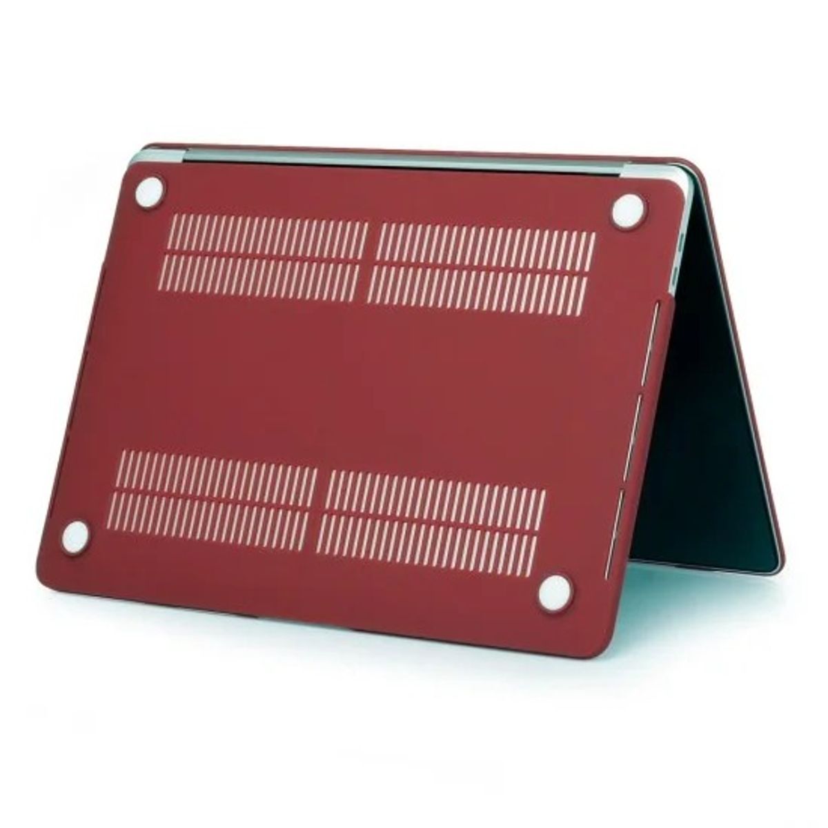 GENERICO - Carcasa Rígida Rojo Vino Mate para MacBook Pro Air13 a1706