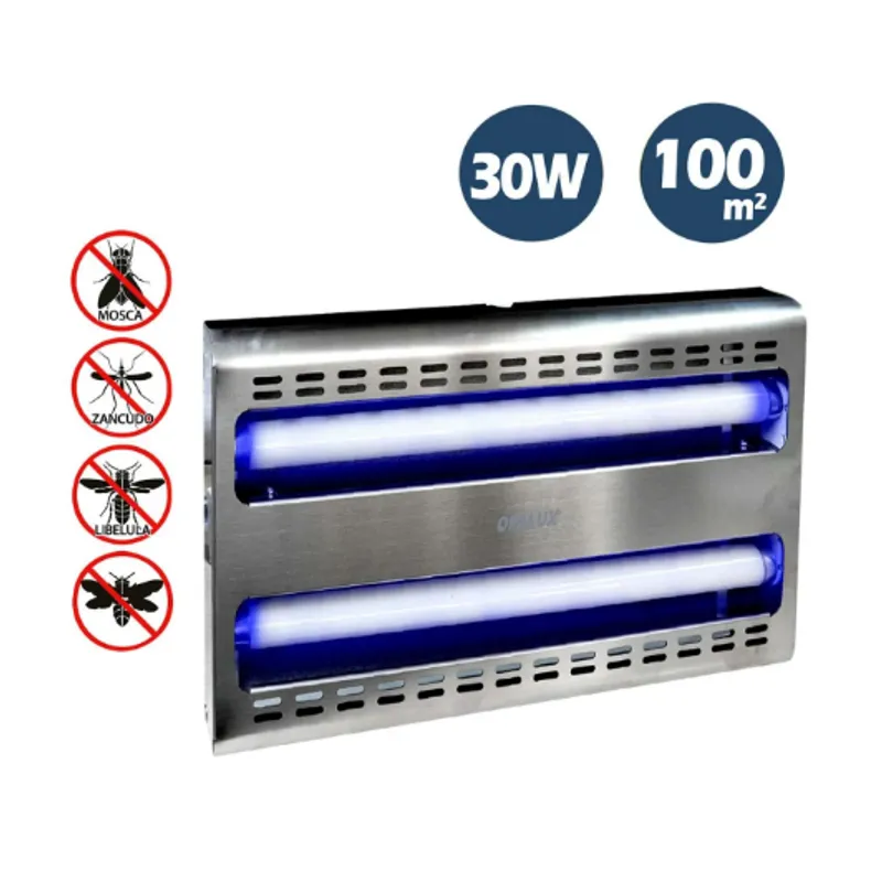 OPALUX - Insectocutor Eléctrico de Metal 30W OP-G30 OPALUX