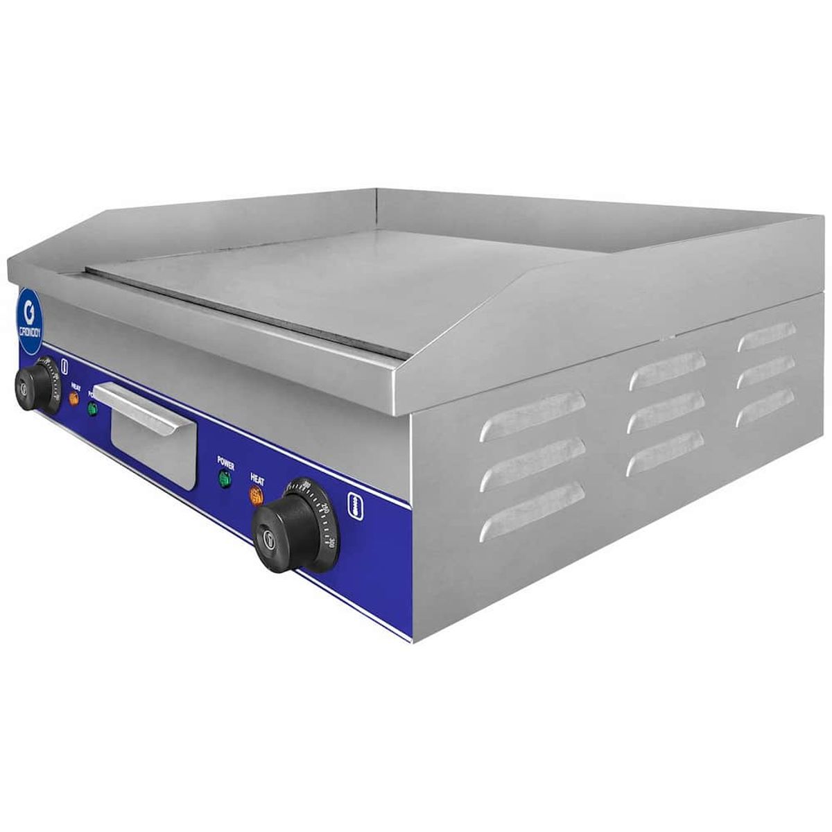 GRONDOY - Parrillera Eléctrica 3000W Plancha Lisa - Cocción de Carnes