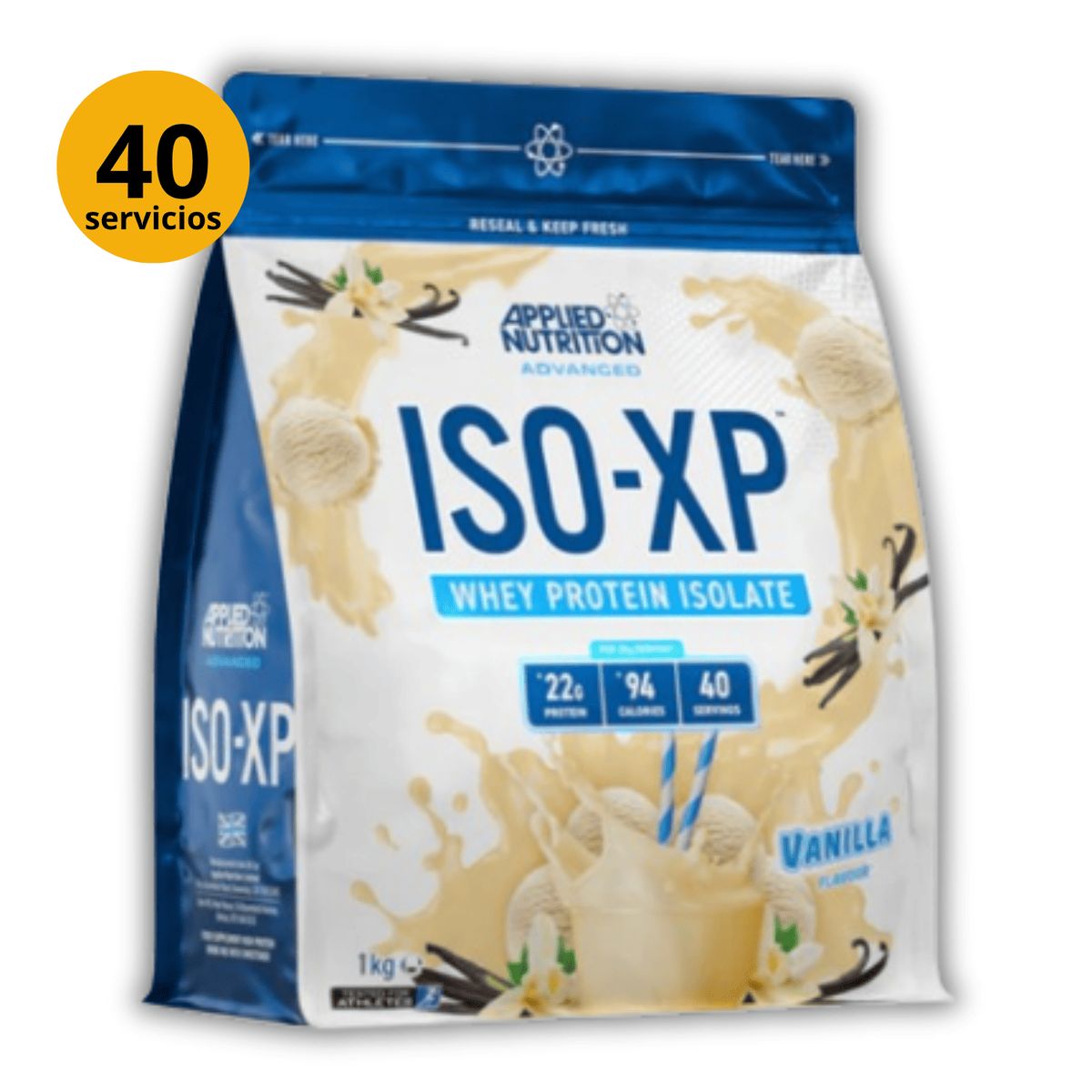 APPLIED NUTRITION - ISO XP 1kg VAINILLA - PROTEÍNA ISOLATADA