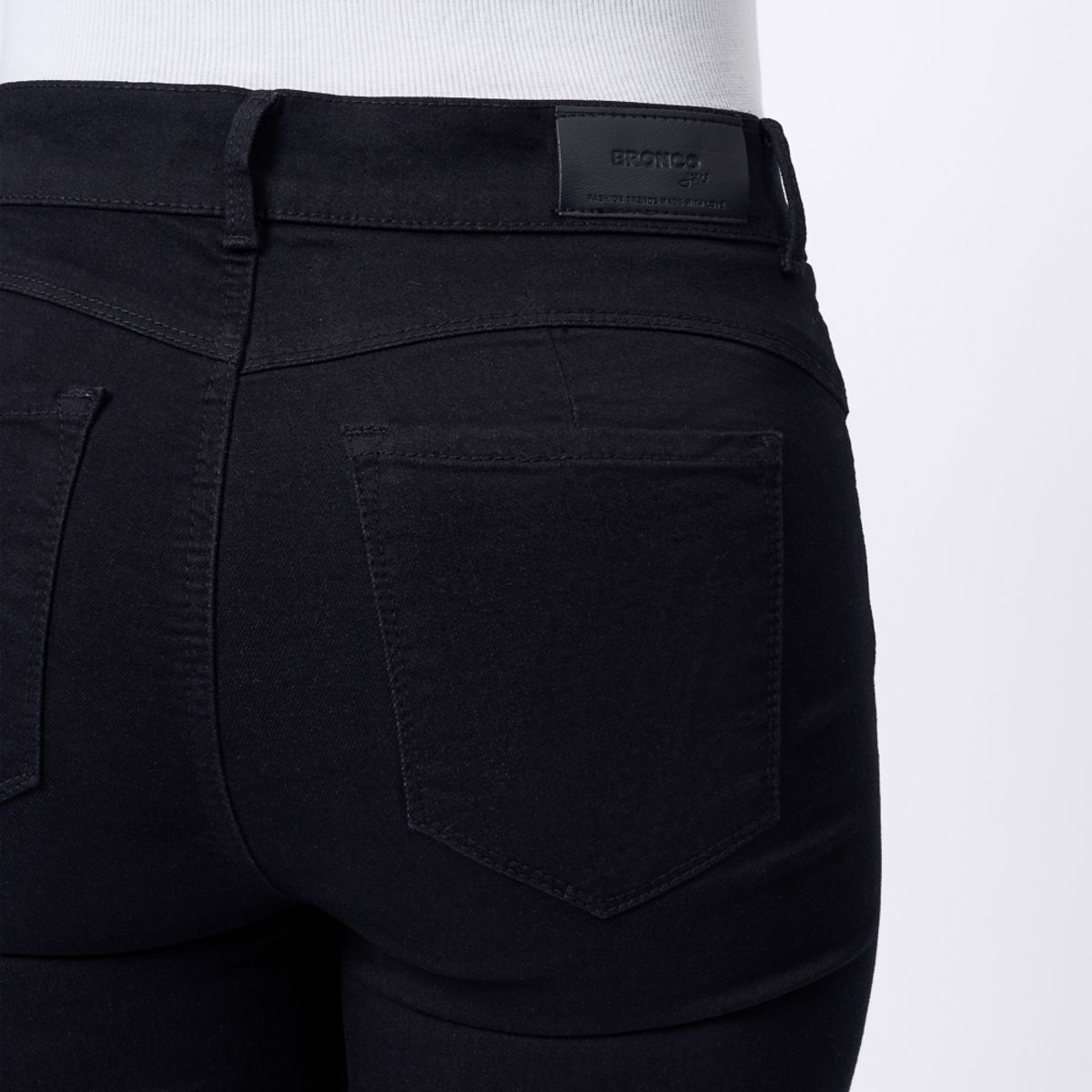 BRONCO - JEAN TANIA-I DENIM STRECH - BLACK