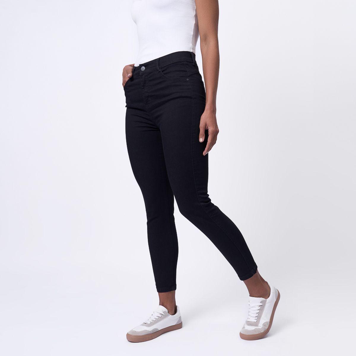 BRONCO - JEAN TANIA-I DENIM STRECH - BLACK