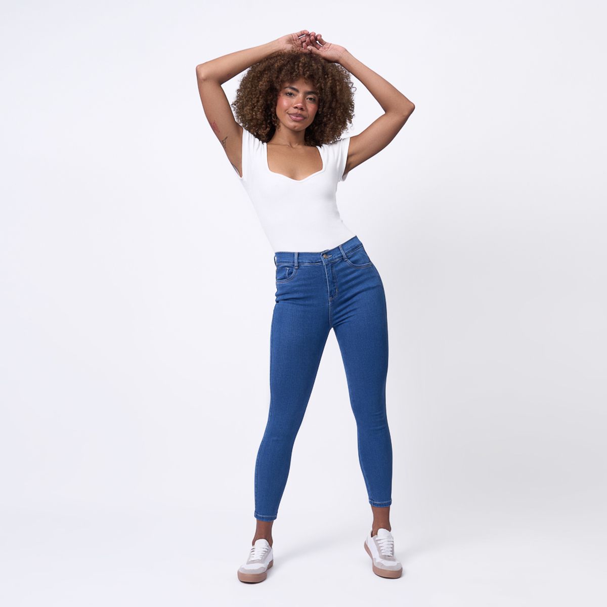 BRONCO - JEAN TANIA-I DENIM STRECH - BLEACH