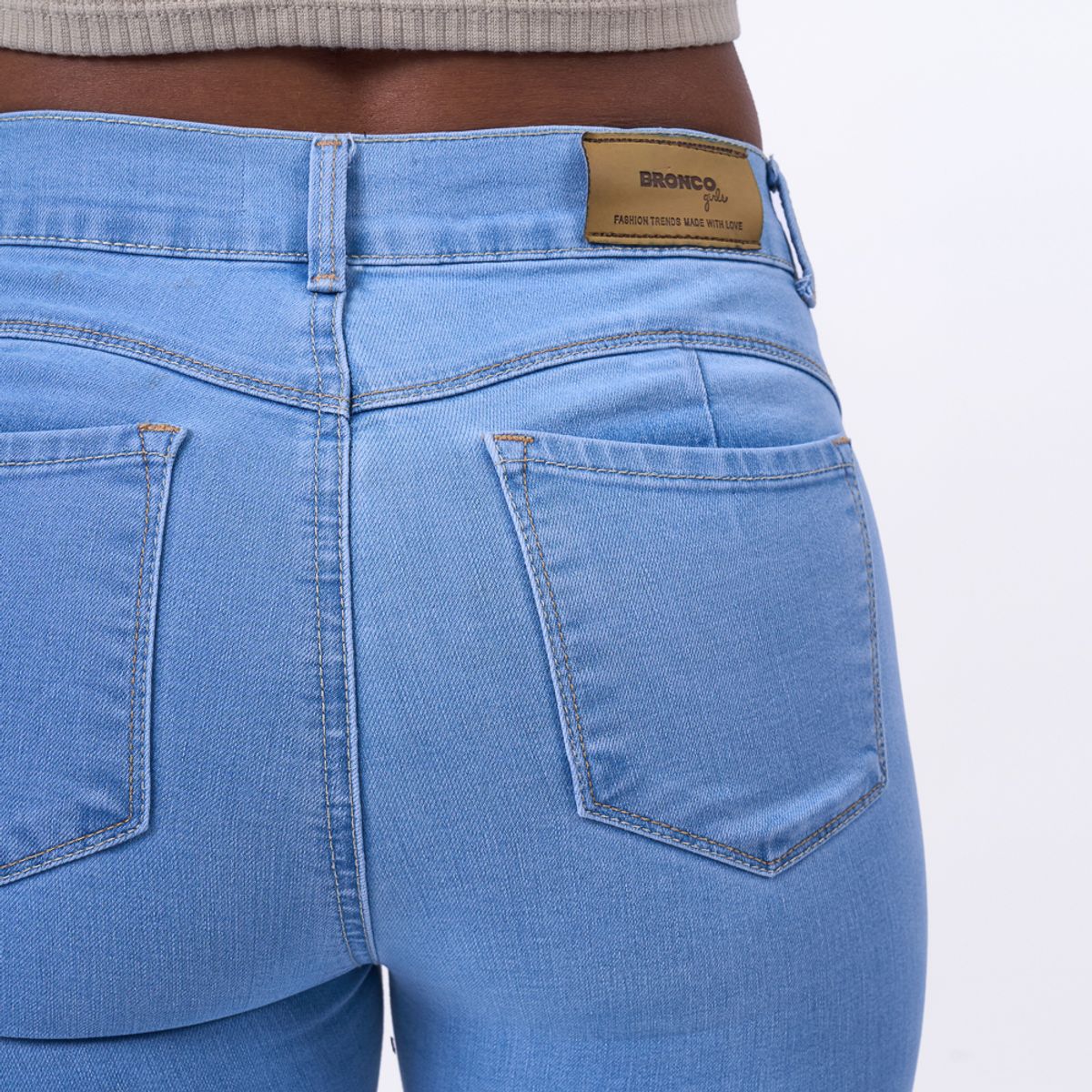 BRONCO - JEAN TANIA-I DENIM STRECH - ICE