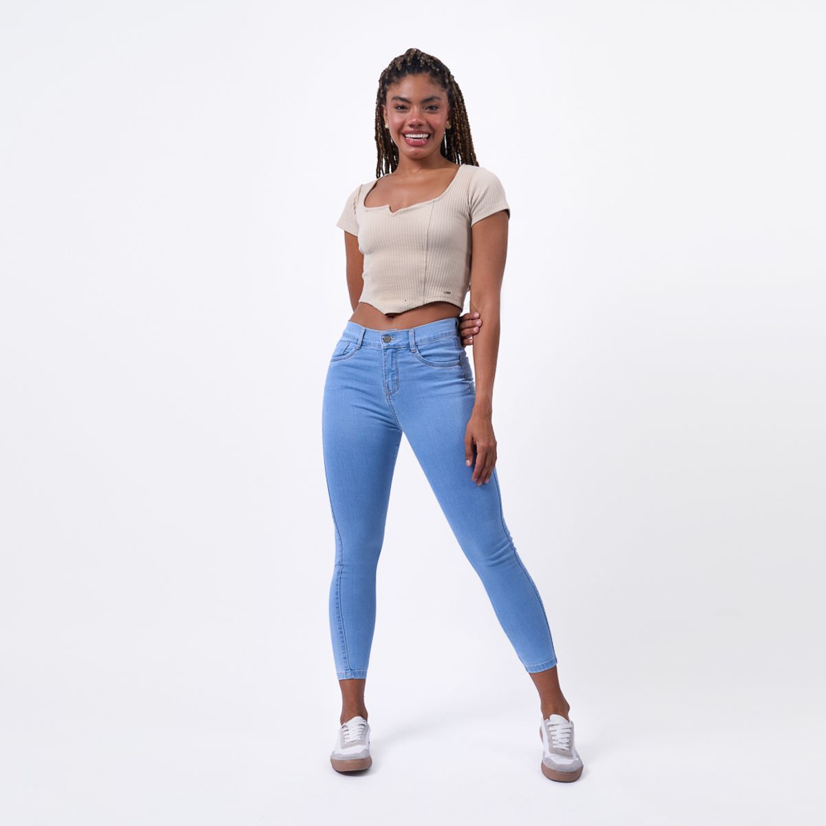 BRONCO - JEAN TANIA-I DENIM STRECH - ICE