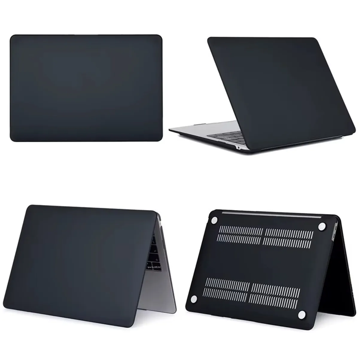 GENERICO - Carcasa Rígida Negro Mate para MacBook Pro Air13 a1706