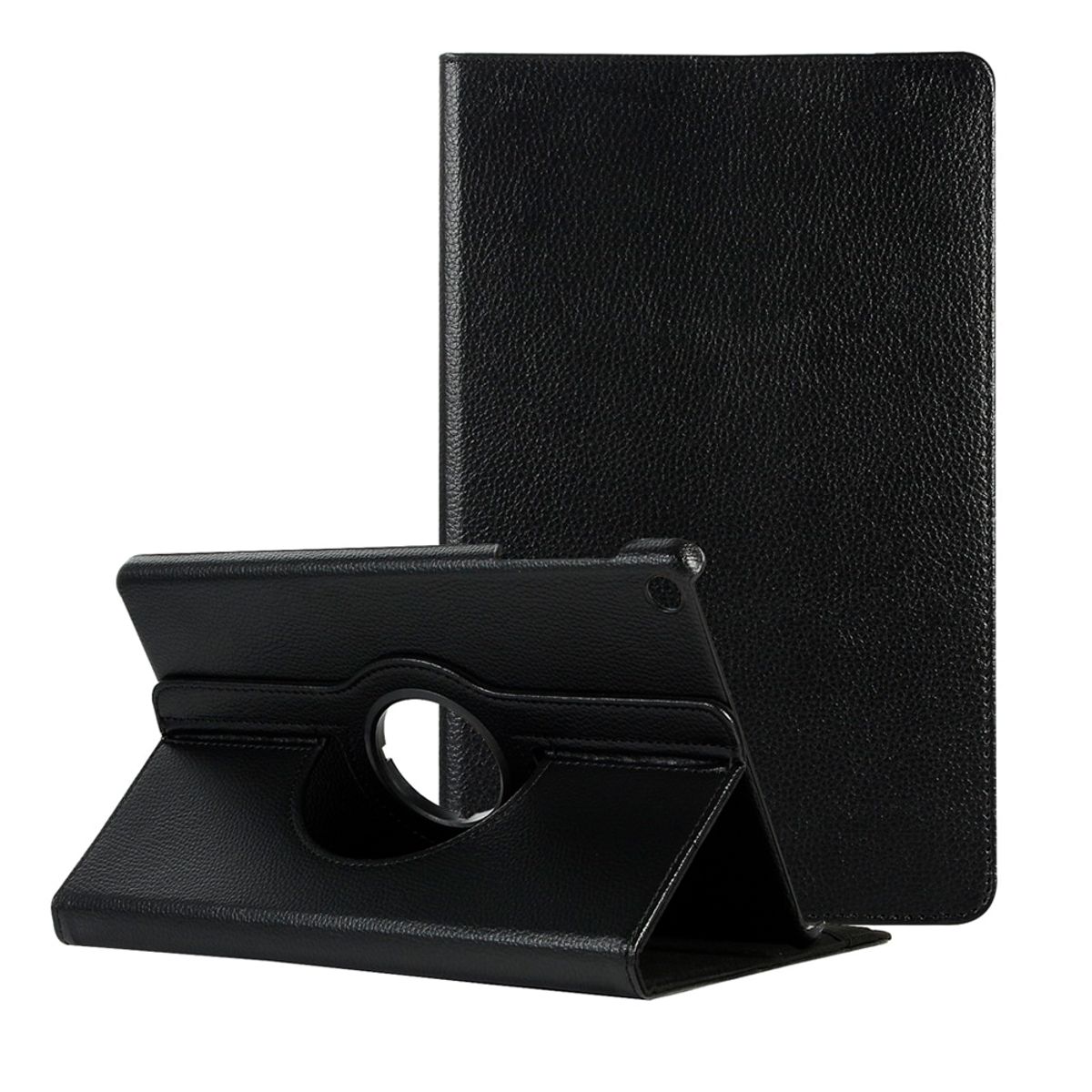 GENERICO - Funda para iPad 8va Gen 102 Flipcover Giratoria Negro