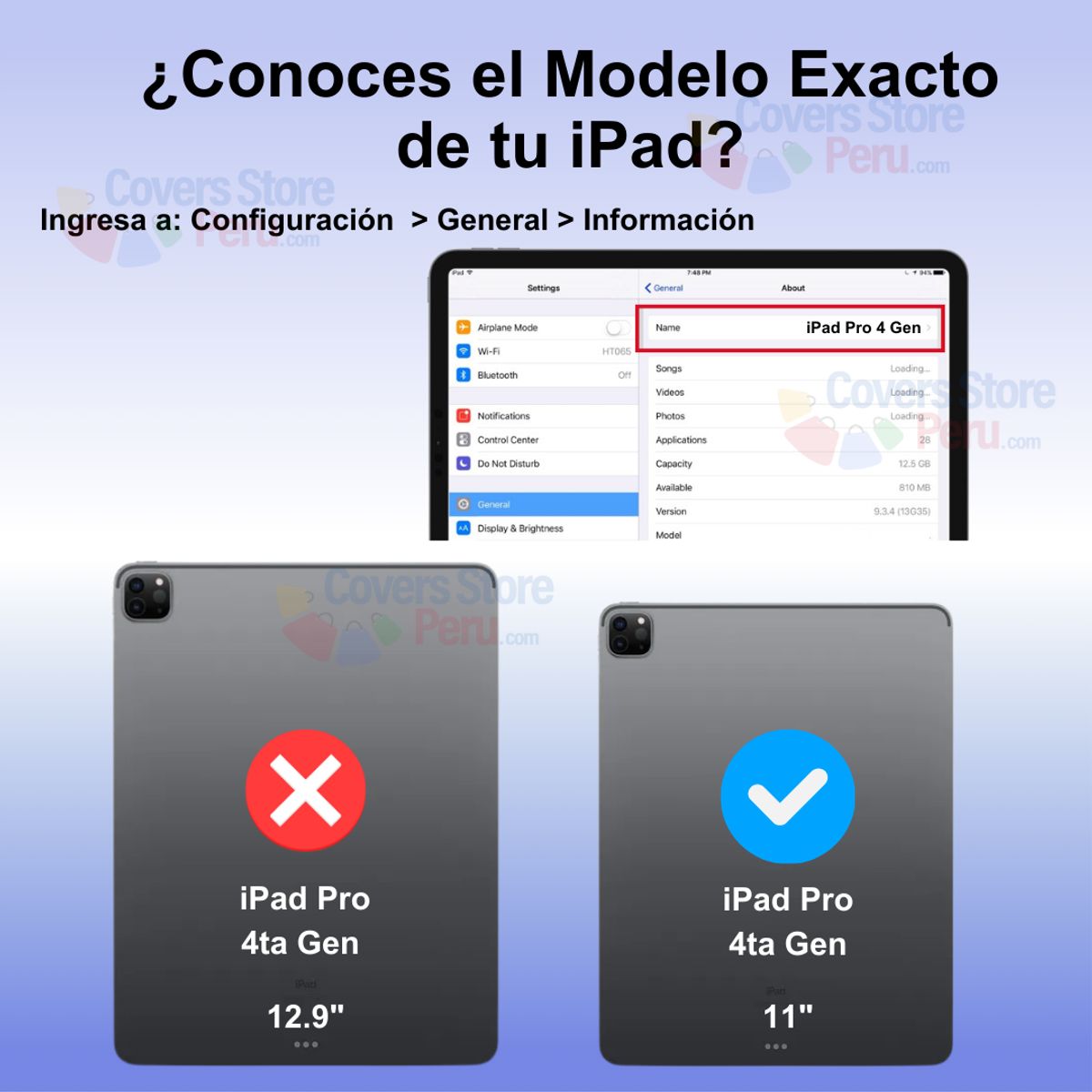 GENERICO - Funda para iPad Pro 4ta Gen 11 Flipcover Giratoria Morada