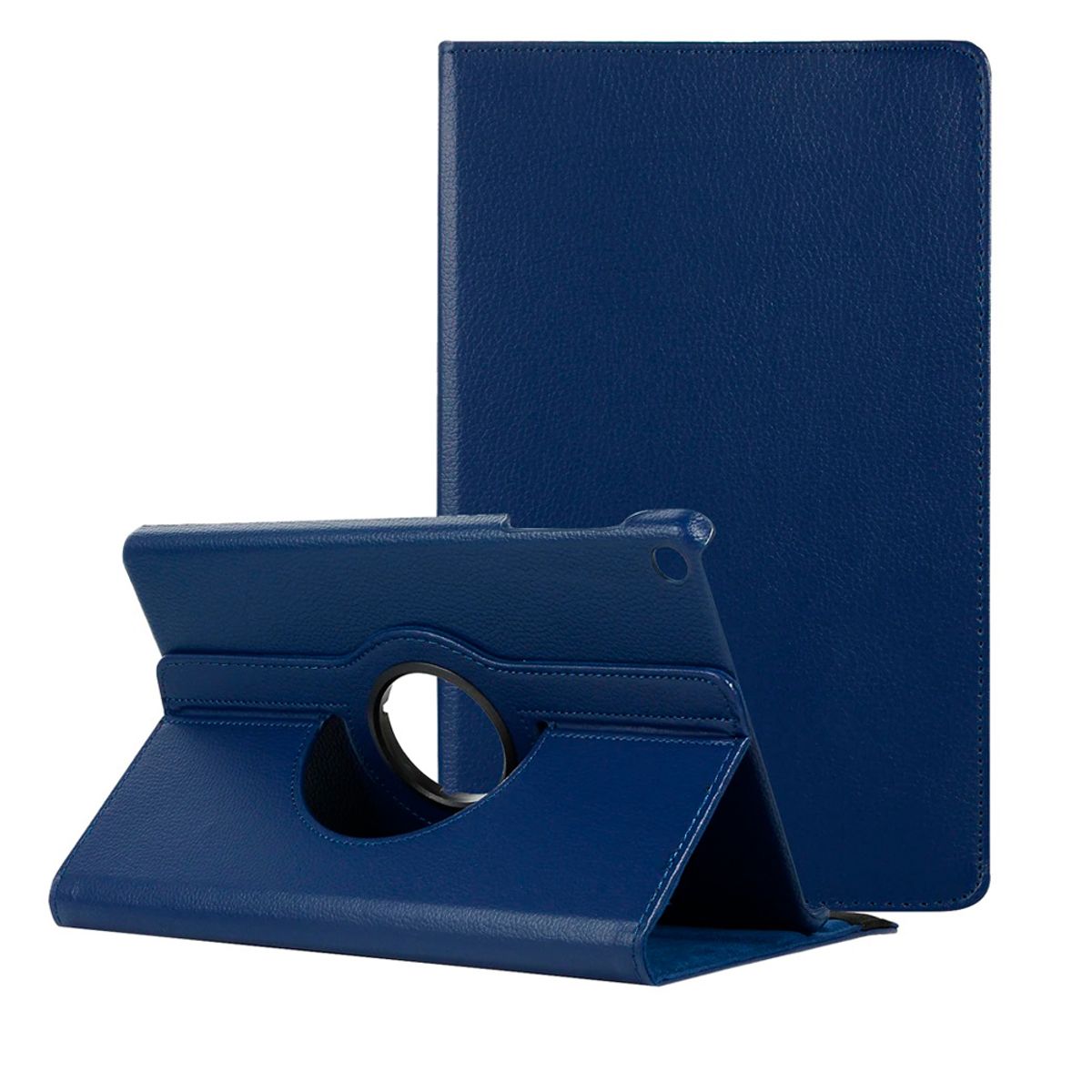 GENERICO - Funda para Samsung Tab 4 8 Flipcover Giratoria Azul