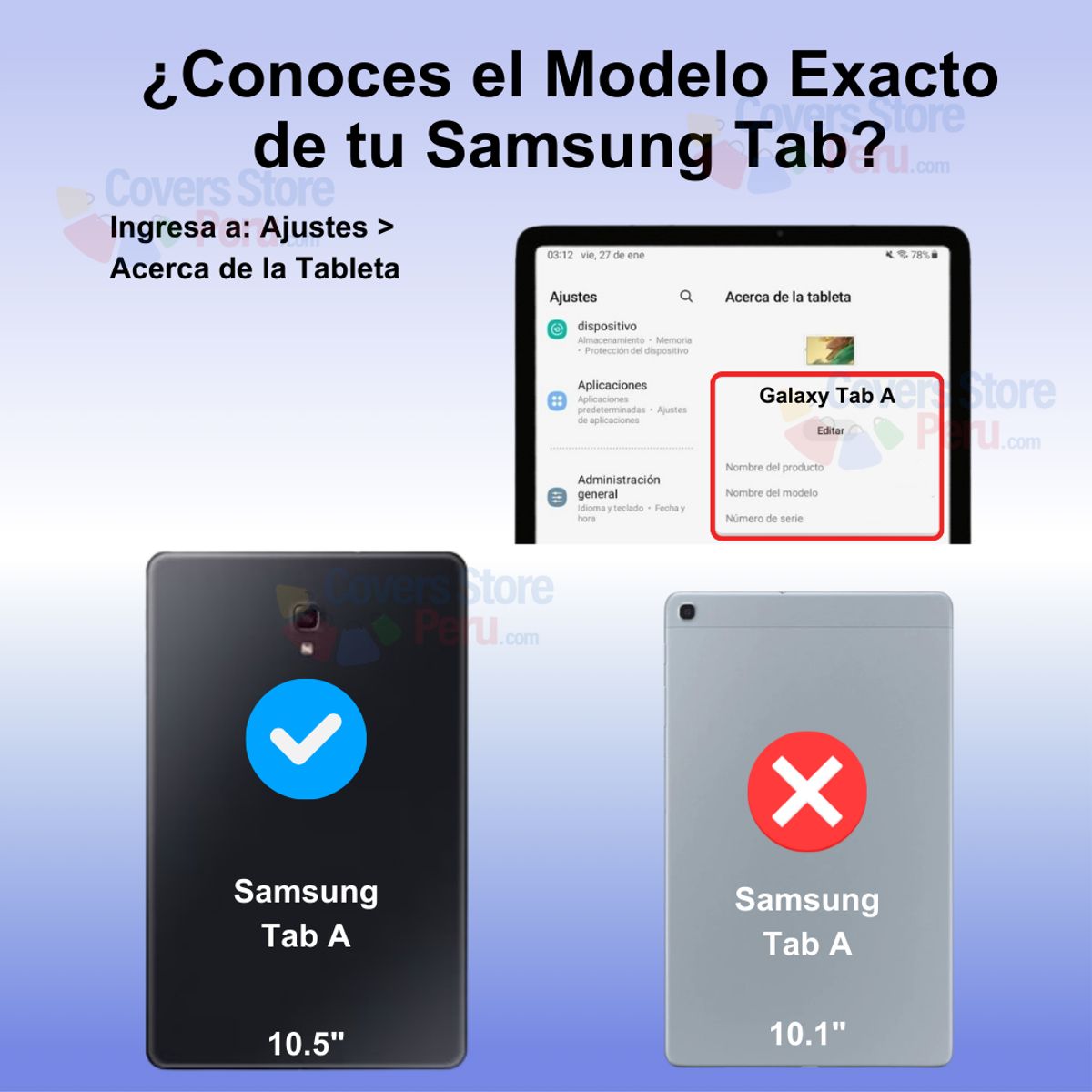 GENERICO - Funda para Samsung Tab A 105 Flipcover Giratoria Rosada