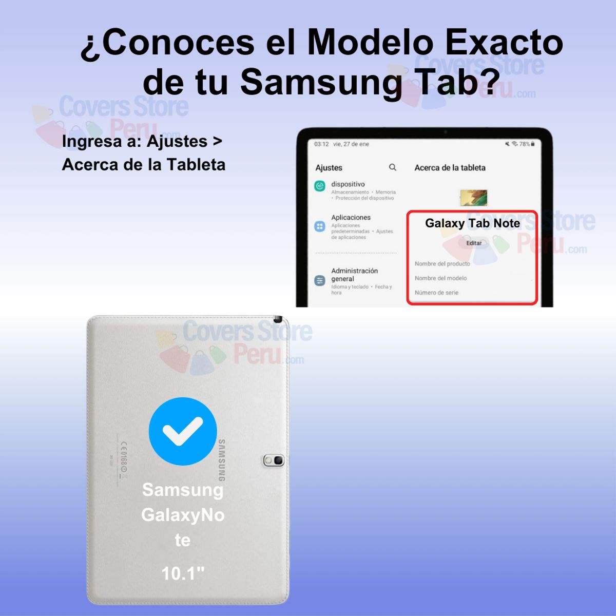 GENERICO - Funda para Samsung Galaxy note 101 Giratoria Rosada