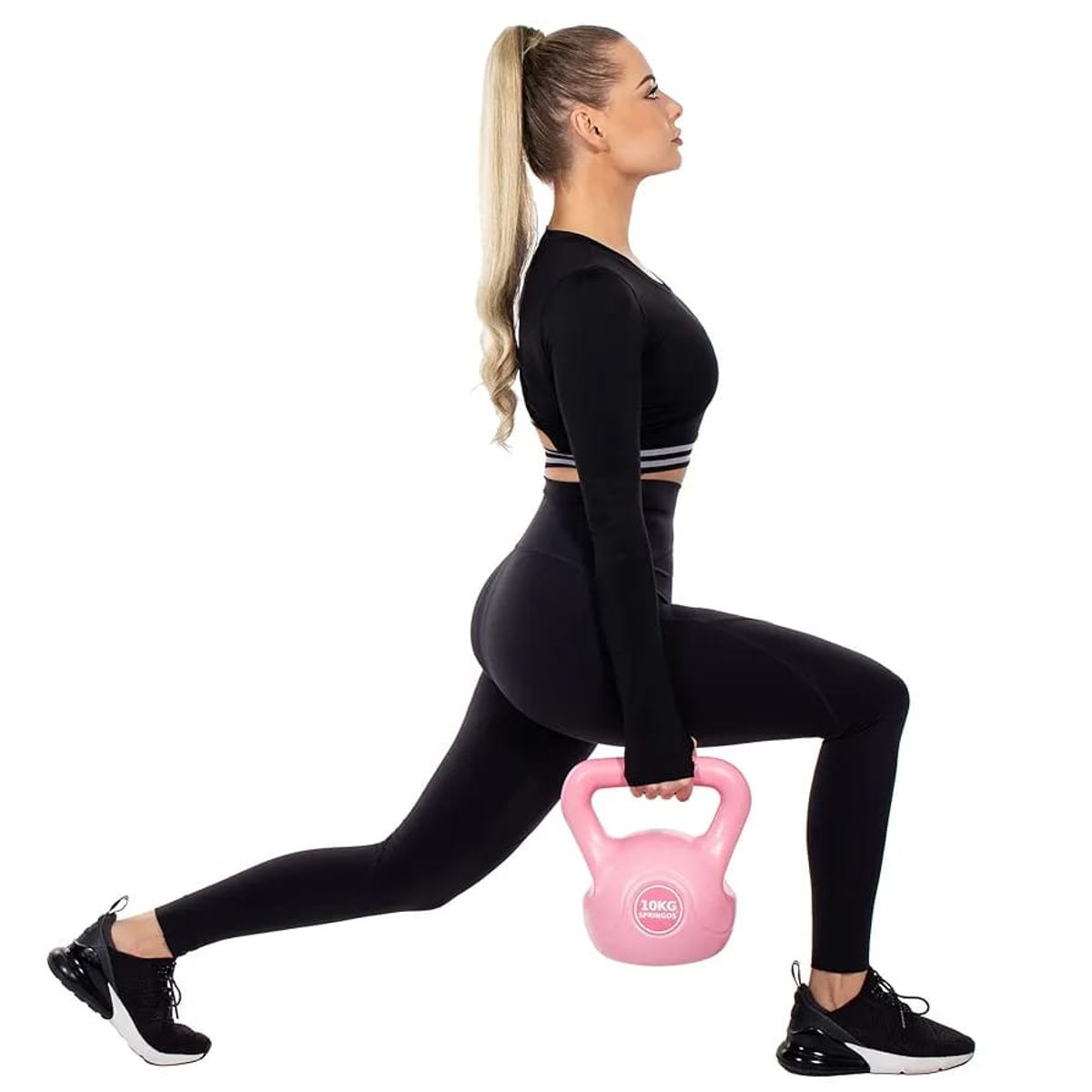 GENERICO - Pesa Rusa Kettlebell 8Kg Fitness Entrenamiento Fucsia