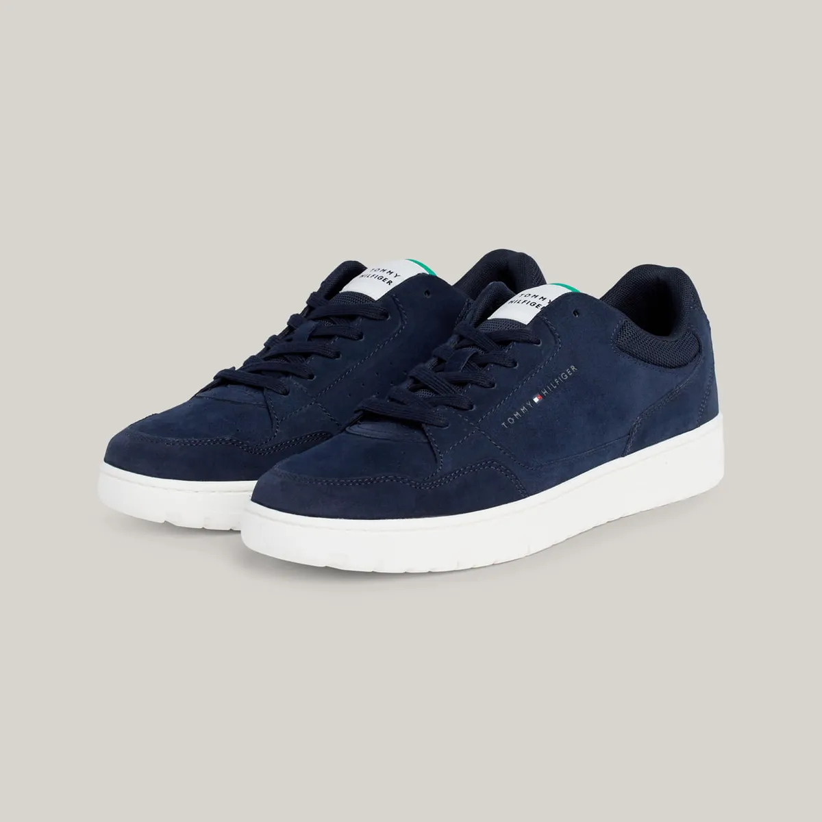 TOMMY HILFIGER - ZAPATILLAS TH BASKET CORE SUEDE MIX