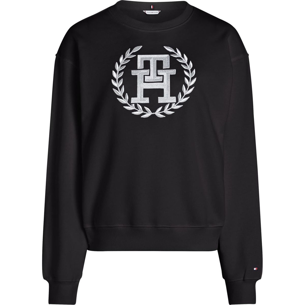 TOMMY HILFIGER - SWEATSHIRT IM REG SLVR LAUREL CNK SWTSHRT TH