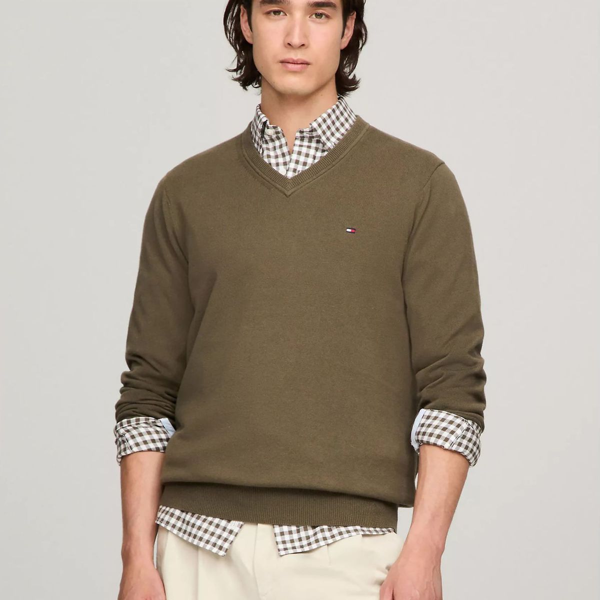 TOMMY HILFIGER - SWEATER M SYRACUSE VNECK SWEATER