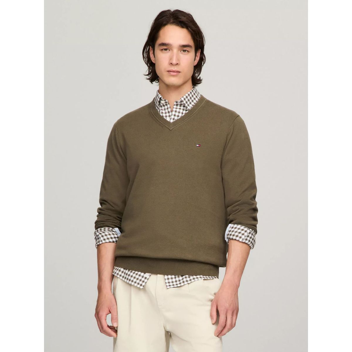 TOMMY HILFIGER - SWEATER M SYRACUSE VNECK SWEATER