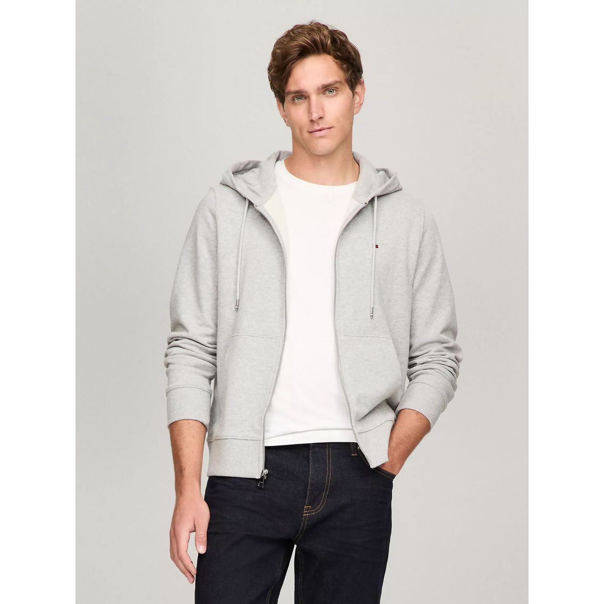 TOMMY HILFIGER - M ESSENTIAL ZIP THROUGH HOODY TH
