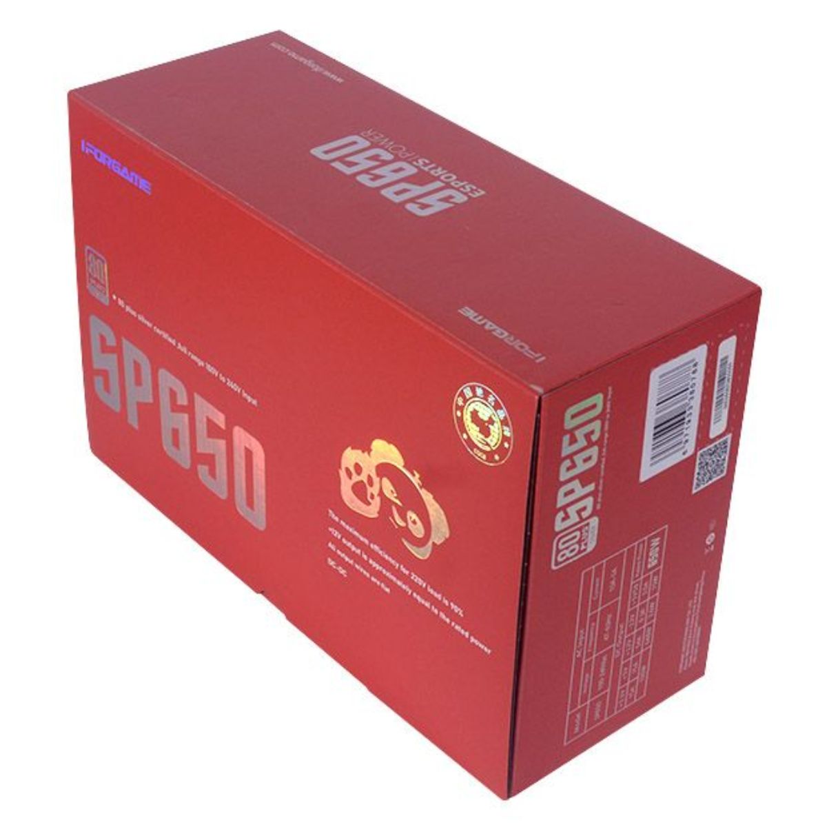 HALION - FUENTE PODER ATX 650W GAMER CERTIFICADA 80 PLUS SILVER IFORGAME