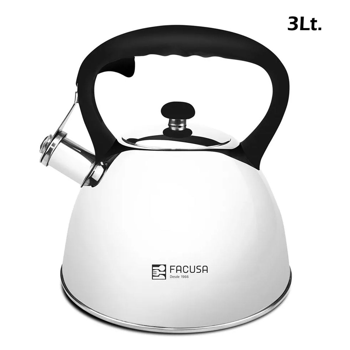 FACUSA - Tetera de acero inoxidable 3Lt Eco Plus - Facusa