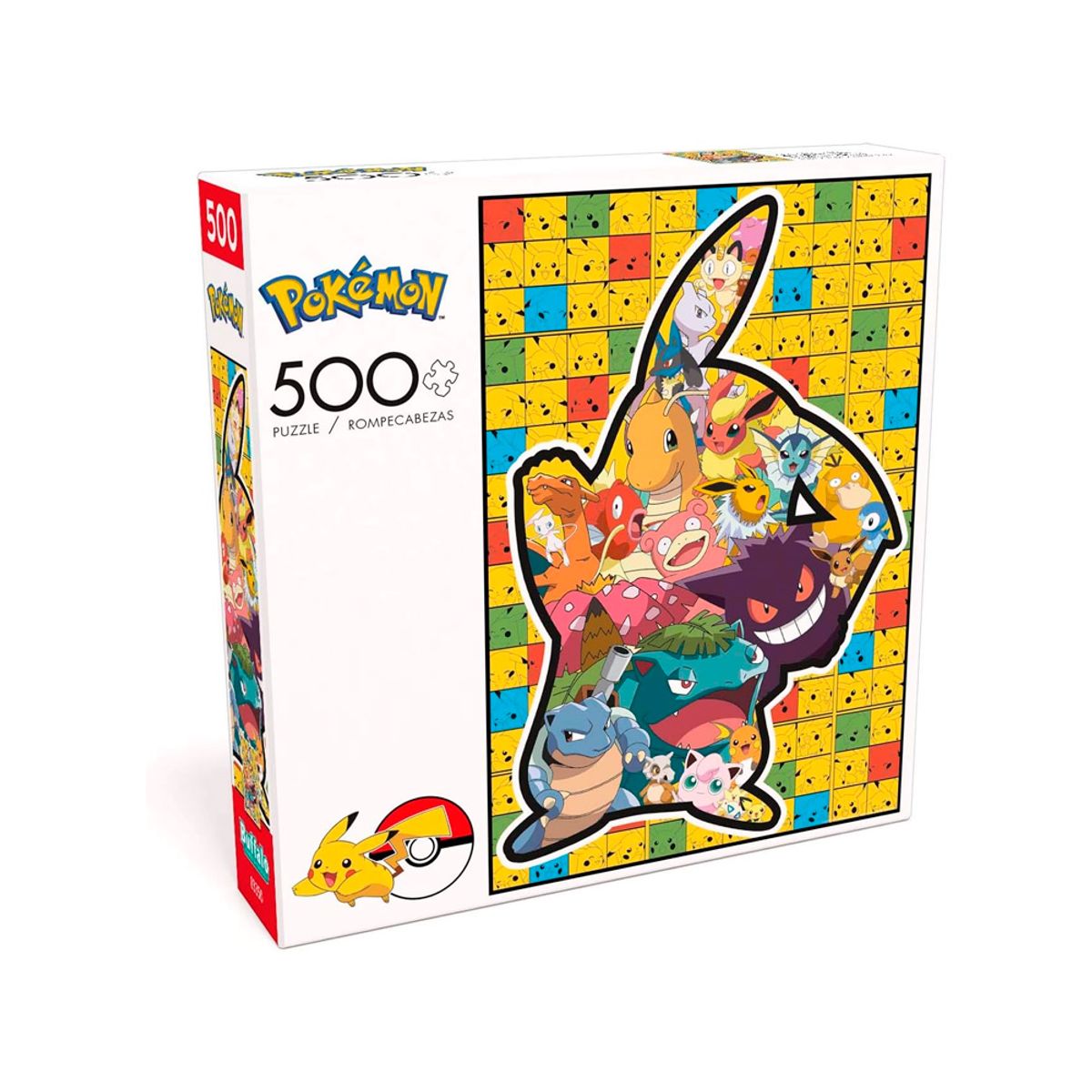 BUFFALO - Pokemon Rompecabeza 500 Piezas Pikachu Silueta