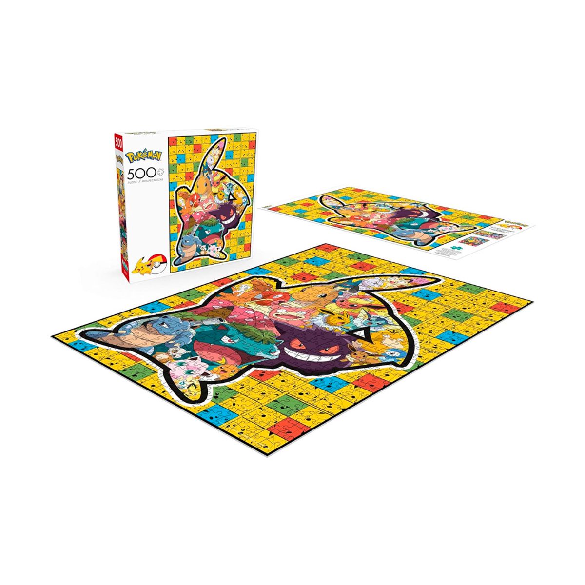 BUFFALO - Pokemon Rompecabeza 500 Piezas Pikachu Silueta