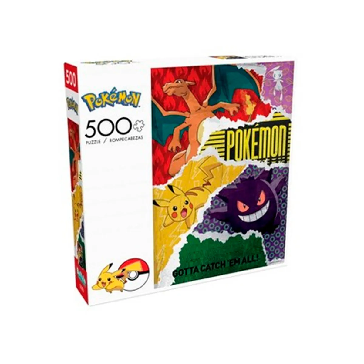 BUFFALO - Pokemon Rompecabeza 500 Piezas Gengar Charizard Pikachu