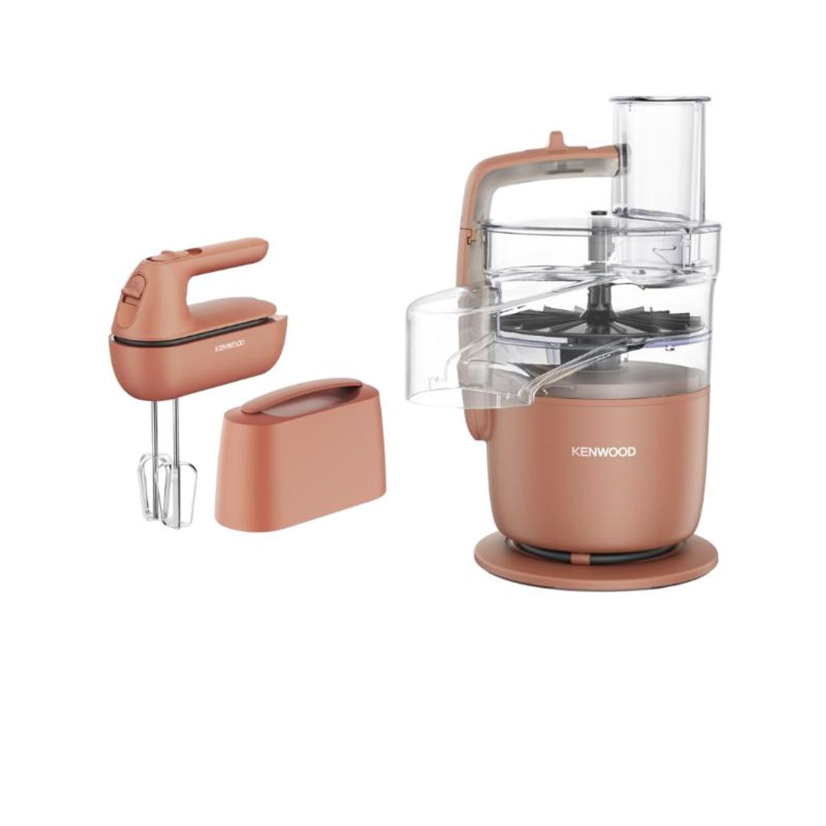 KENWOOD - Procesador y Quick Mix Kenwood Go Collection Rojo