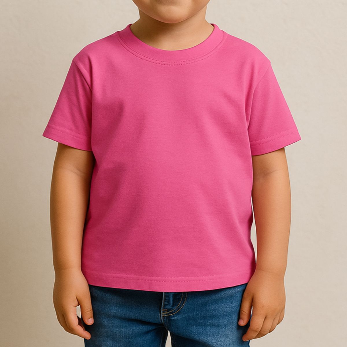 GENERICO - POLO BÁSICO NIÑO - NIÑA CUELLO REDONDO ALGODÓN