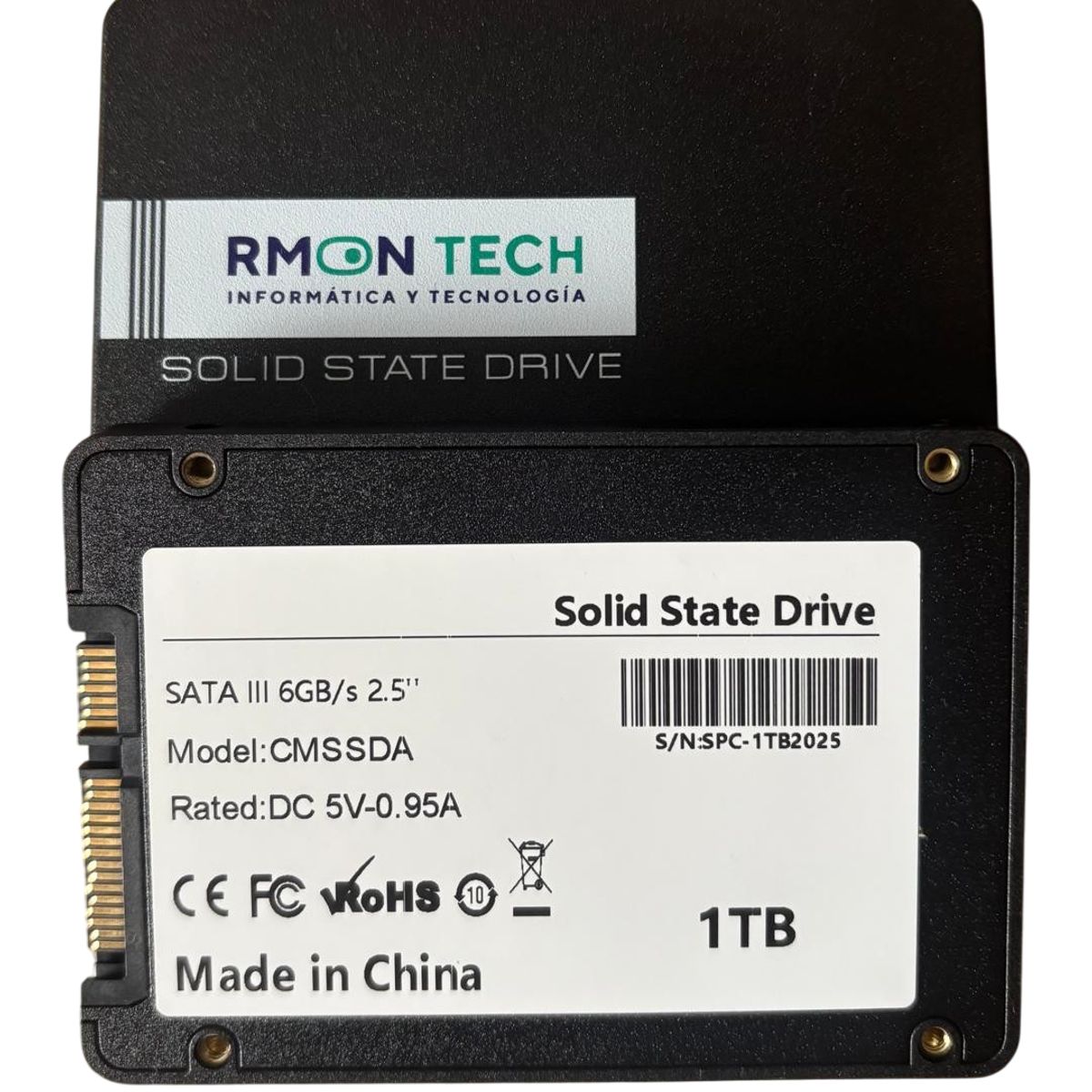 RMON TECH INFORMATICA Y TECNOLOGIA - 1TB DISCO SOLIDO SSD RMON TECH SATA 3.0 - 6GB/S