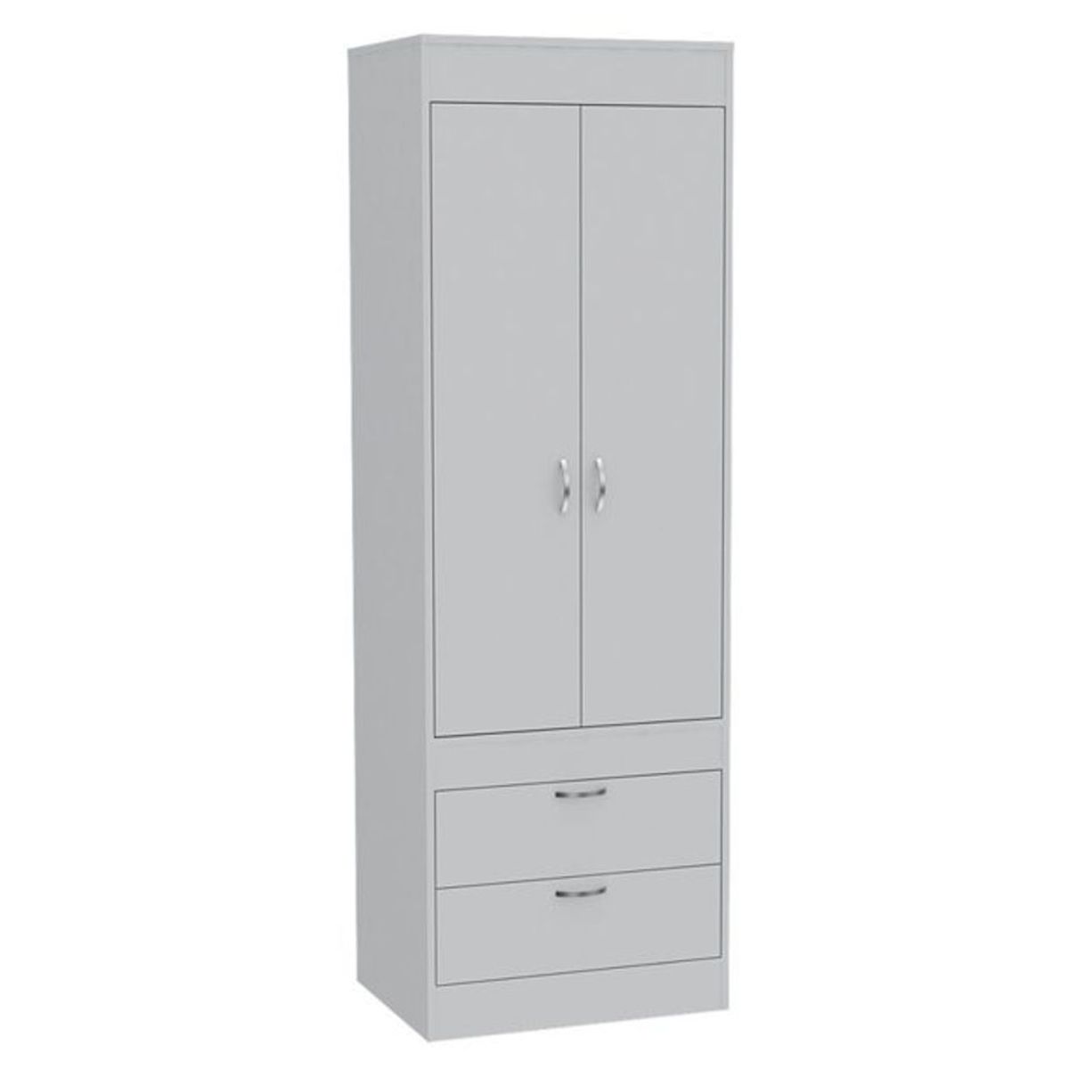 MUEBLES CRISOSTOMO - Ropero de Melamina Junior Blanco 60cm