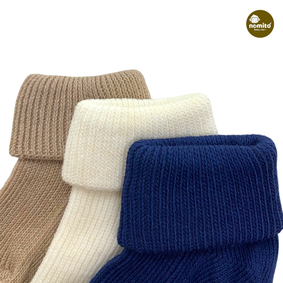 GENERICO - PACK X 3 MEDIAS BEBE NEMITO 100% ALGODON