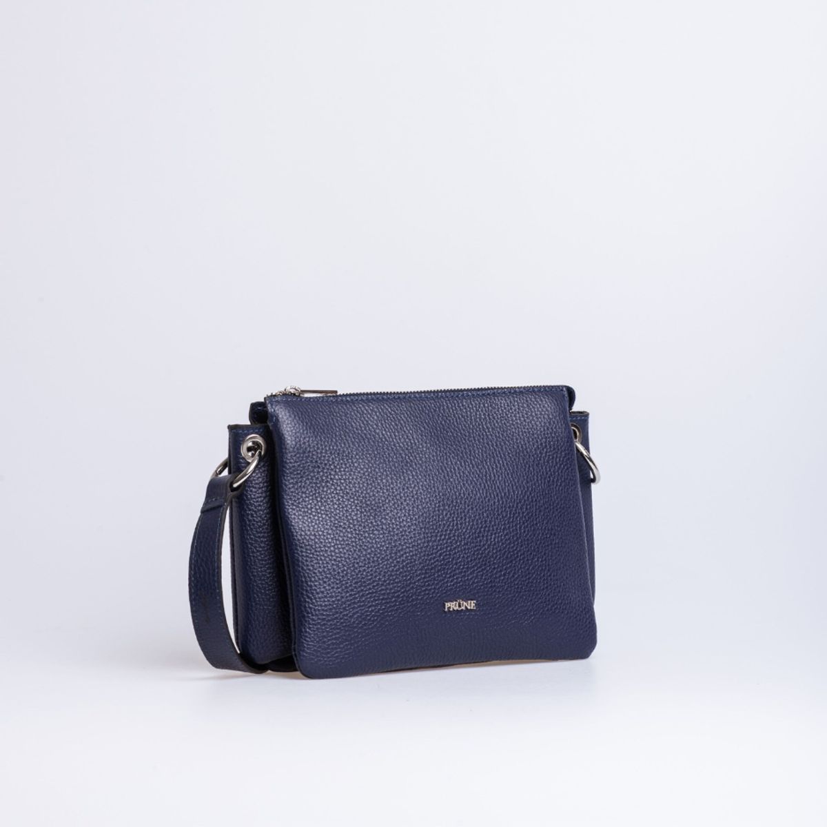 PRUNE - BANDOLERA MALLORCA EN CUERO GRANEADO_.