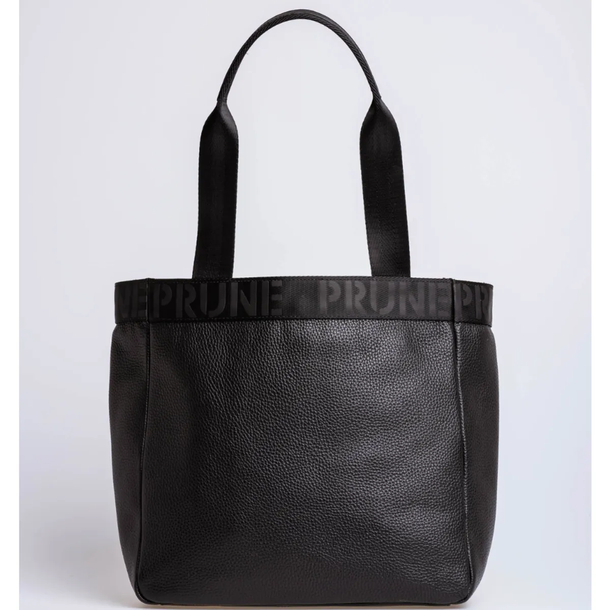 PRUNE - SHOPPER LIBIA EN CUERO GRANEADO
