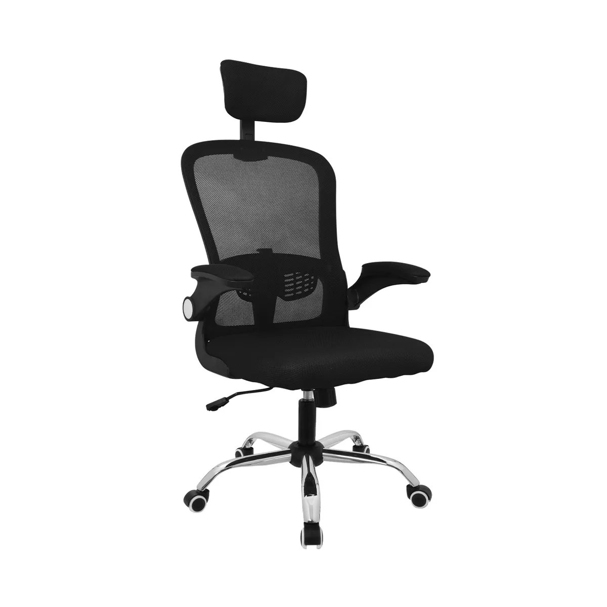 BONNO - Silla de Oficina Con Cabecero Evok Negro Bonno