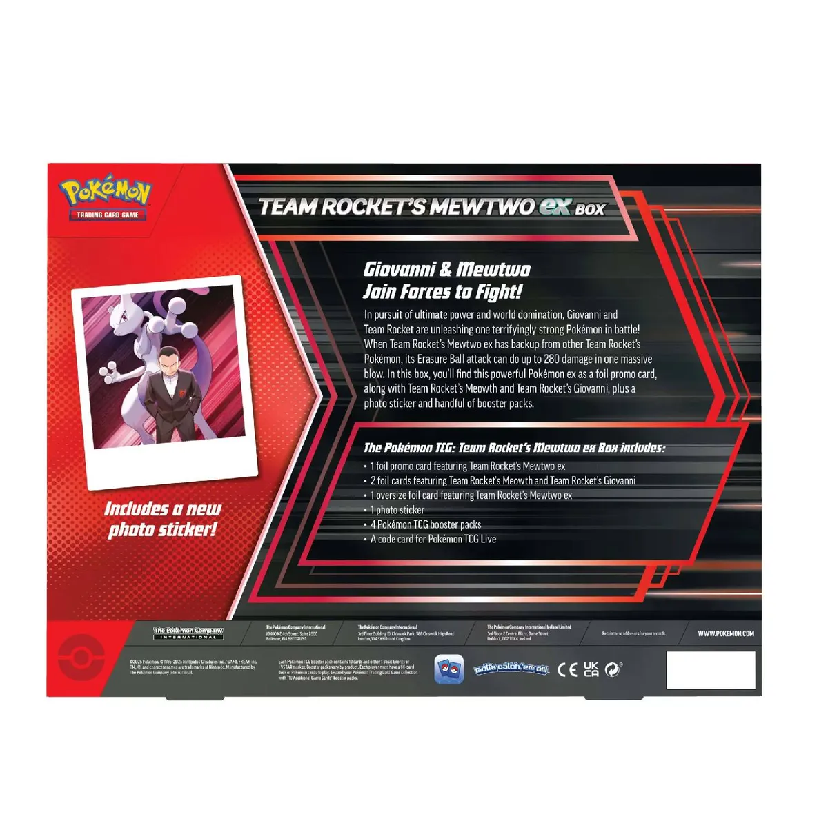 POKEMON - Pokemon TCG  Destind Rivals Team Rocket’s Mewtwo Español