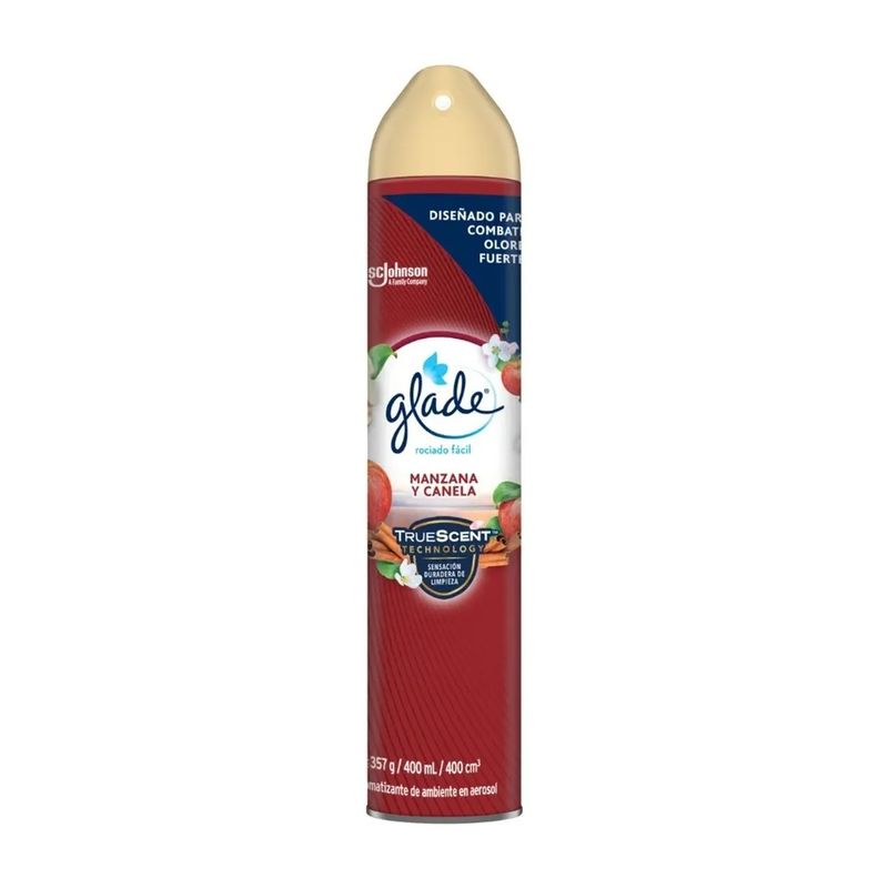 GLADE - Ambientador Glade Aerosol Manzana Canela 400ML