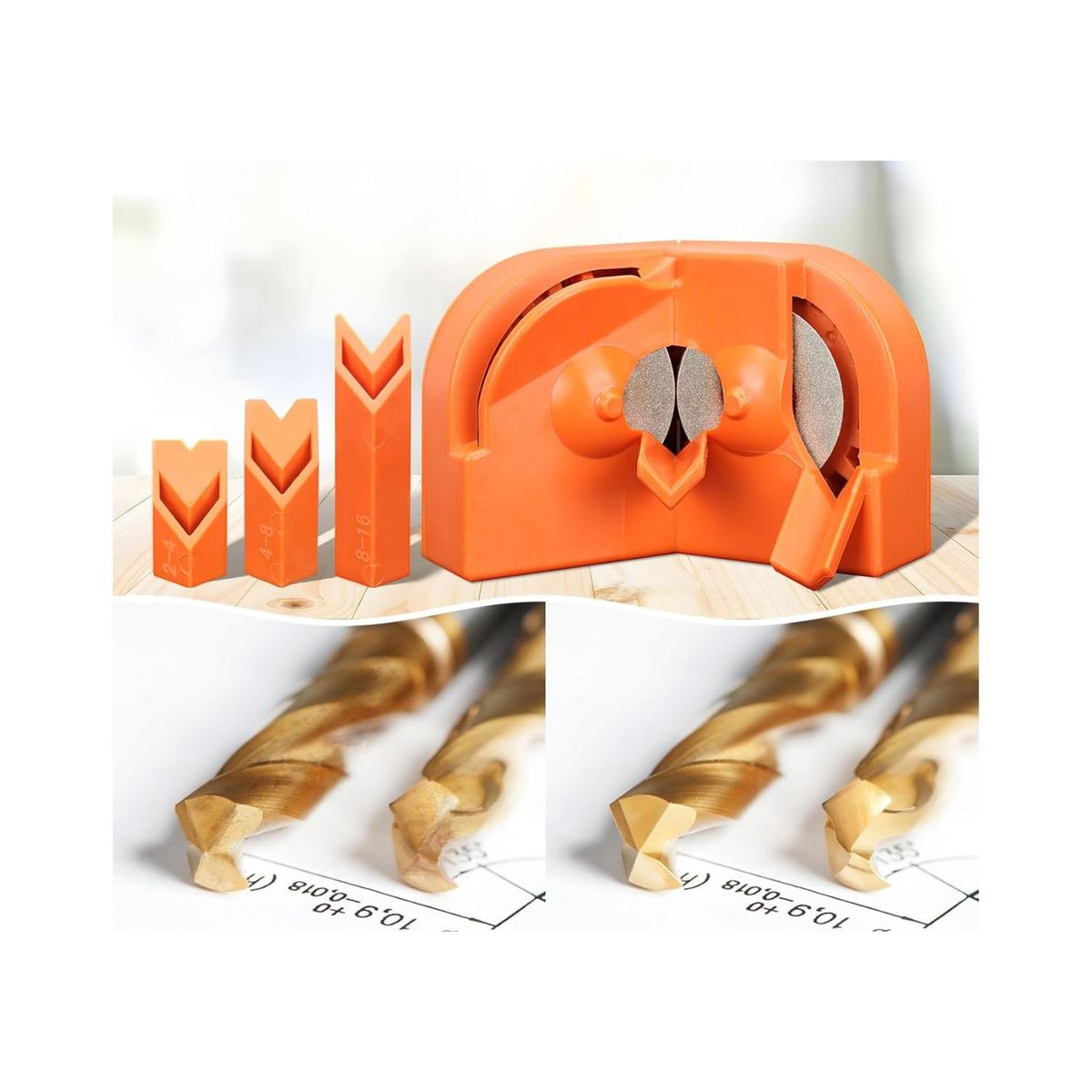 GENERICO - Afilador Para Brocas De Metal