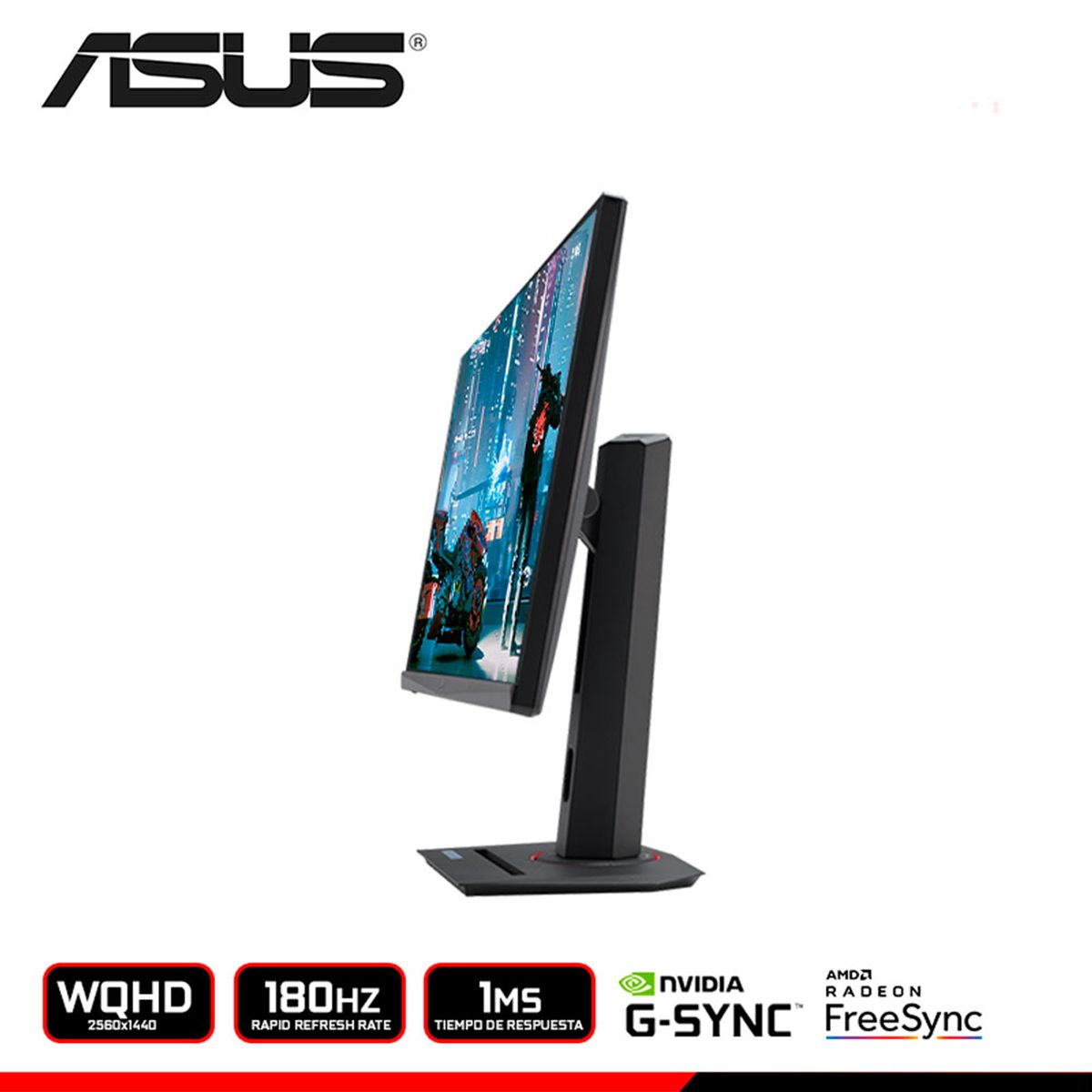 ASUS - Monitor ASUS ROG Strix XG27ACS 27 FAST IPS WQHD 180Hz 1ms G-Sync