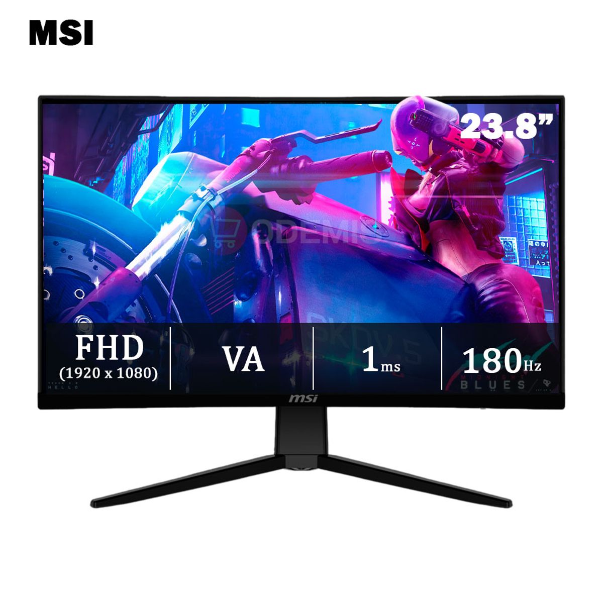 MSI - MONITOR CURVO MSI G2422C 24″ FHD 1MS 180HZ